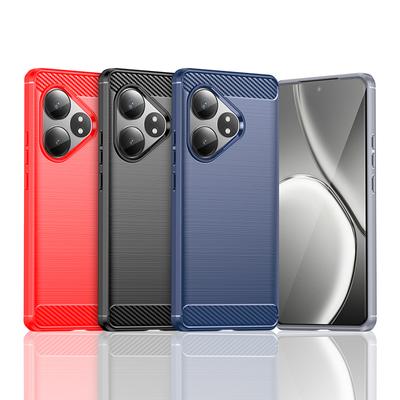 Для чохла Realme GT Neo 6 SE Чохол Realme GT Neo 6 SE 6T Протиударний силіконовий чохол з вуглеволокна для задньої панелі Для чохла Realme GT Neo 6 SE