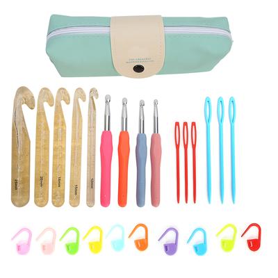 Set Croșetare Croșete de Cristal Unelte Tricotat DIY Ac de Tricotat Pulover Accesorii Tricotat