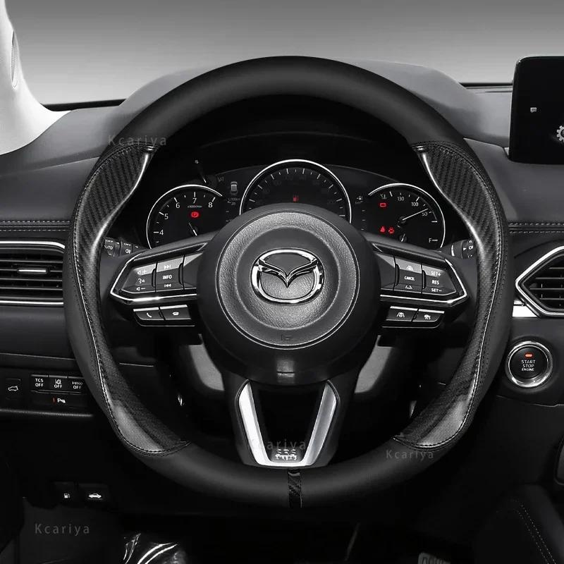 2025 Heißes Auto-Lenkradbezug für Mazda 2 3 6 Skyactiv CX-5 CX-30 CX4 CX6 CX-8 CX-7 CX-9 BL BM MX-5 Atenza Axela Diante Demi