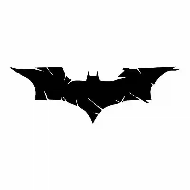 

Personality Winged Bat Cars Accessories Stickers Decor PVC Waterproof Decals ,For Laptop Motorcycle Car Decoration 12 x 4 cm чёрный