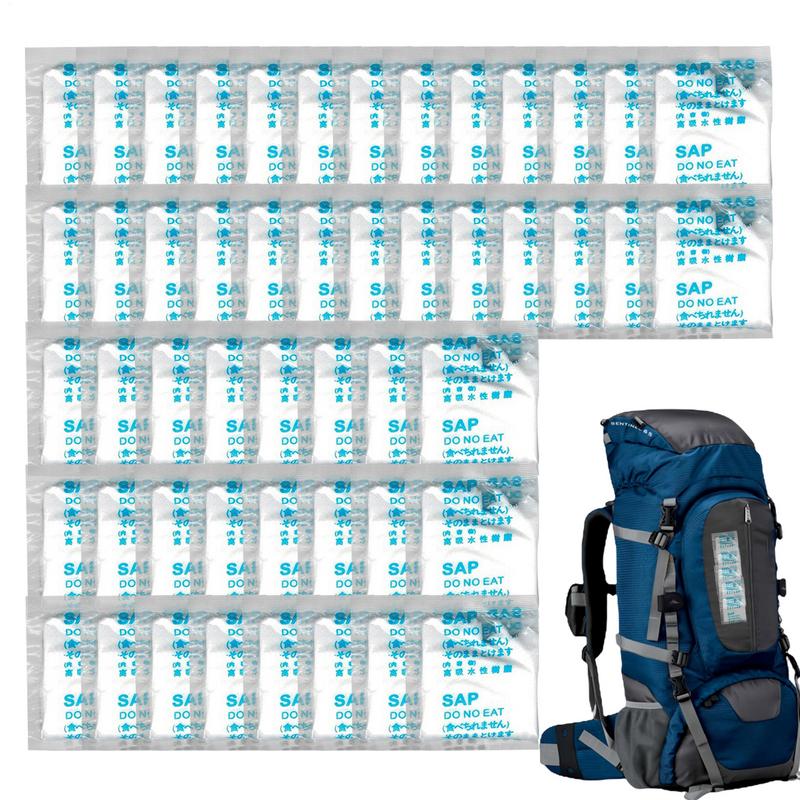 50pcs Portable Urine Coagulant Liquid Waste Gelling Tool Urine Absorbent Powder For Outdoor Camping Traveling car Vehicle Supply