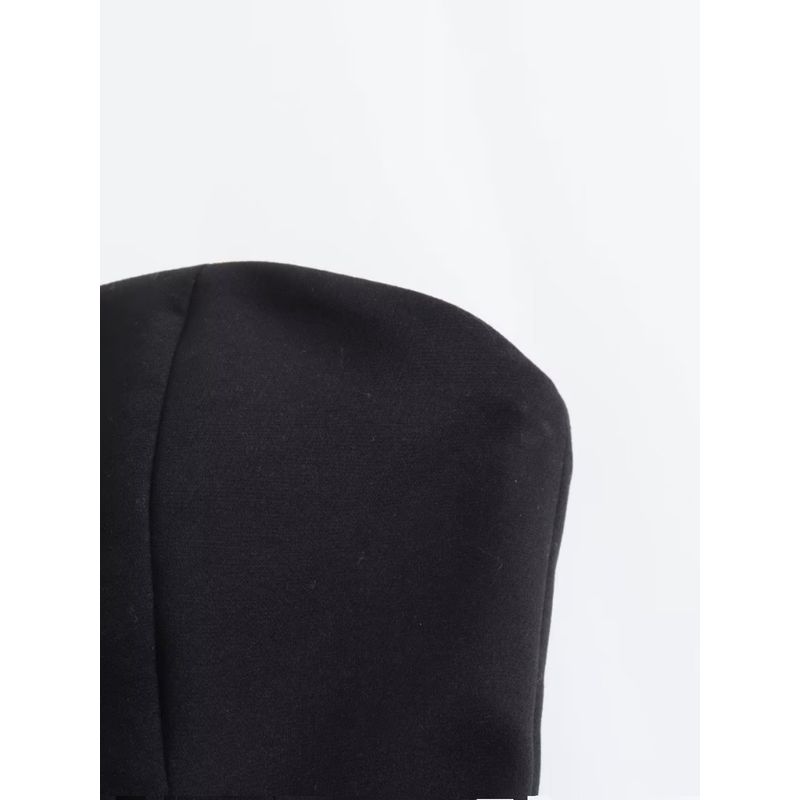 Women's Kaslead Fashion Style Silk Satin Texture Tube Top