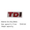 3D Premium Turbo Direct Injection TDI for car Hood Fender trunk Rear Bonnet Nameplate Decal Emblem Badge Sticker