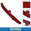 ABSOPRO Car Bumper Left Rear Bumper for Honda Accord Red Reflector, Reflector, 33555-TVA-A01, (2018-2019), Plastic,