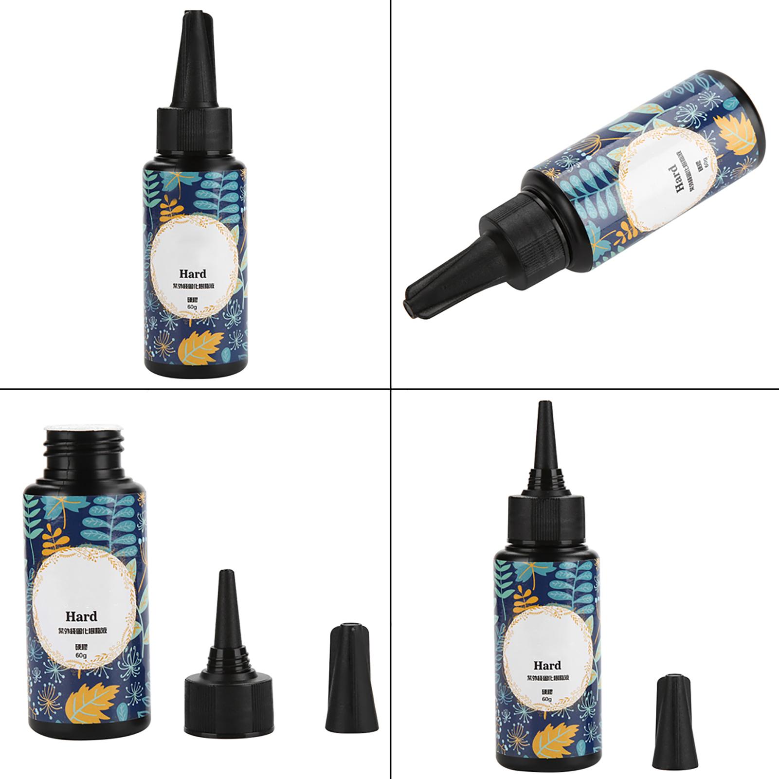 

Эпоксидная УФ-смола, отверждаемая под воздействием солнечного света, прозрачный клей, аксессуары для самостоятельного изготовления ювелирных изделий (100г) 60g