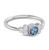 Bezel Set London Blue Topaz 925 Sterling Silver Boho Ring