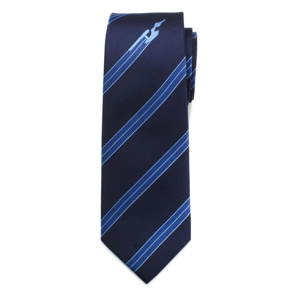 Star Trek Enterprise Blue Striped Tie [Cufflinks] st-entfl-bl-tr