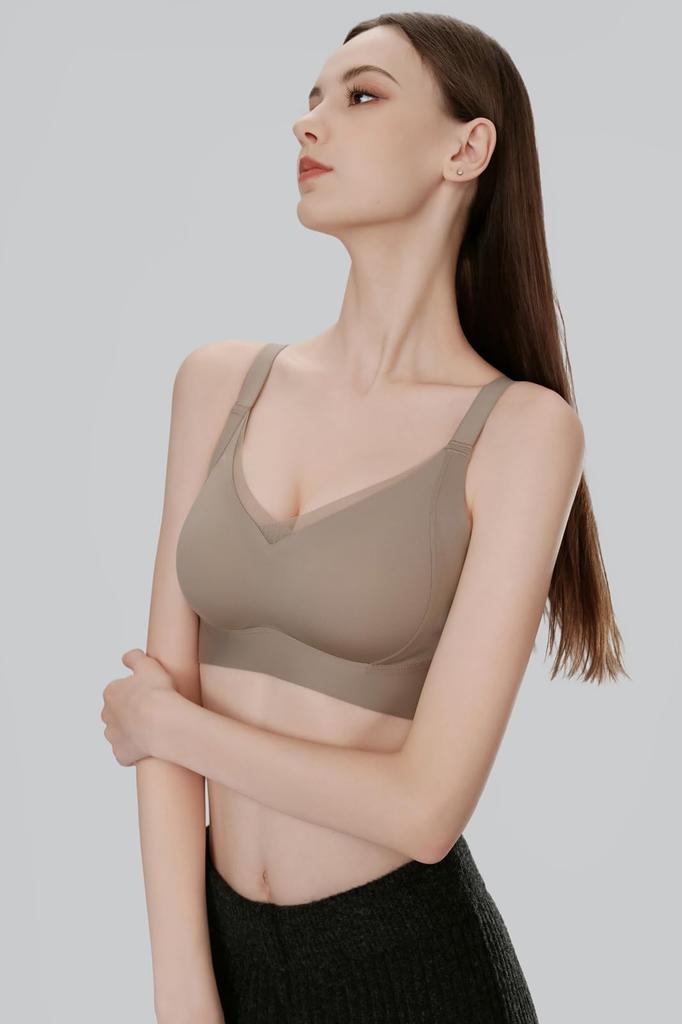 Basic Wide Side Bra for Firm Side Fat and Gravity Fit Support Underwear 3D Waterdrop Wide and Hook and Loop Design for a Flattering Body Perfect for