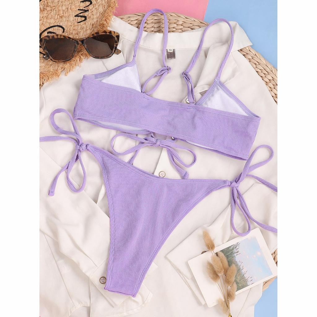 Micro Bikinis Sexy Bikini Set Push Up Women Swimsuit Female Solid Swimming Suit Swimwear For Women Bathing Suits Beachwear