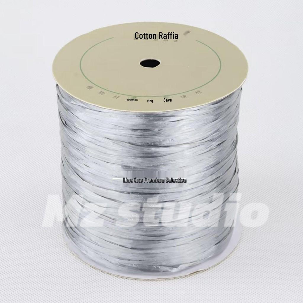 250m Bast Baumwollstroh Rolle für DIY: Handgefertigte Hüte & Taschen, Kostenloser Versand