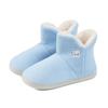 Winter Home Soft Thick Soled Warm High Top Tube With Plush Cotton Shoes