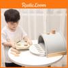 Simulation Fun Wooden Pizza Oven Model Children Toy Set For Role Playing