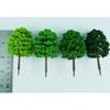 10 Pieces Plastic Model Trees Architectural Model Railroad Layout Garden Landscape Scenery Doll Weddings Diorama