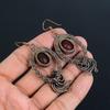 Ruby Earrings Gemstone Jewelry, 999 Copper Wire Wrapped Handmade Earrings, Latest Design Jewelry