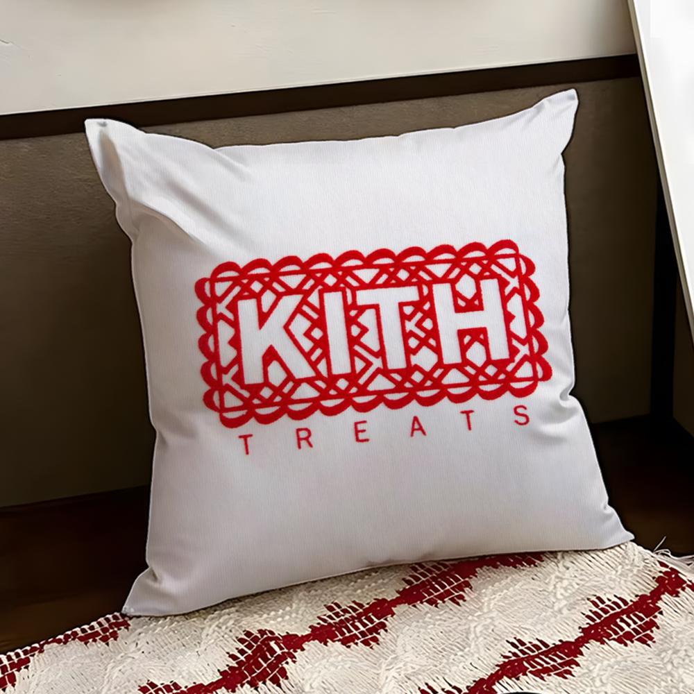 Classic Logo KKITH Cushion Cover Reversible Soft Durable Pillow Cover Home Car MultiScene Use for Daily Comfort