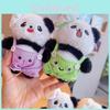 Mocha Blue Panda Momo Chef Plush Keychain With Cartoon Design For Kids And Collectors