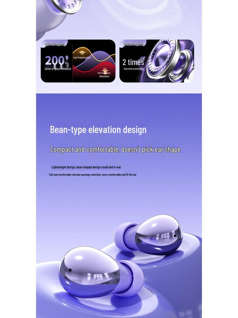 2025 Q61 Wireless Bluetooth Earphones: High-Quality Sound, In-Ear Design, Long Battery Life.