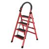 4-Step Indoor Folding Ladder Stool: Multi-Functional Telescopic Design