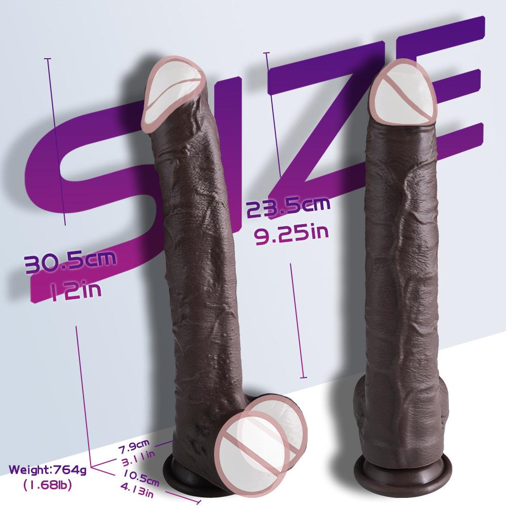 Liquid Silicone Realistic Dildo - Ultra-Lifelike Manual Penis Toy for Women, Body-Safe Adult Sex Toy, G-Spot Stimulator & Masturbation Aid