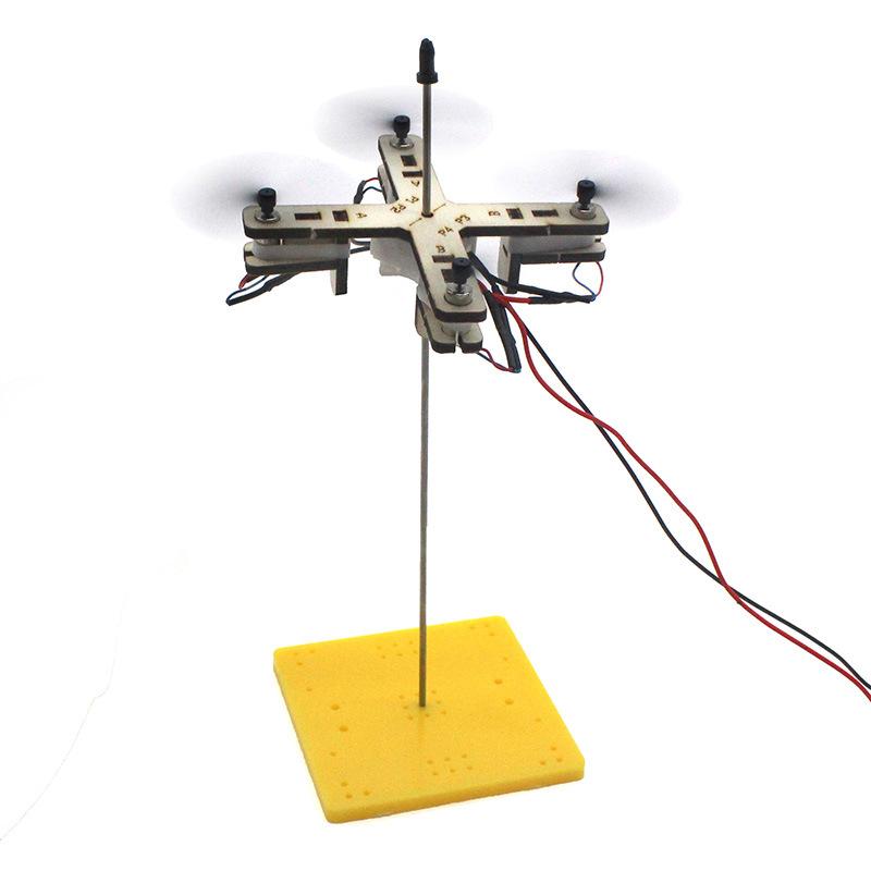 Funy DIY Drone Model Kids Scien Toy Technology Physics Teaching Aids Helicopter Game Learning Educational Toys for Children