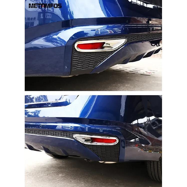 Rear Fog Light Lamp Cover Trim For Nissan Altima -2024 2025 Chrome Foglight Bumper Foglamp Protector Accessories Car Styling