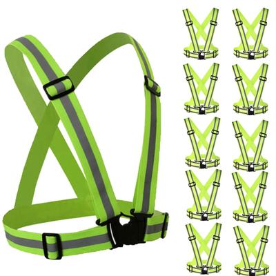 Capacity Set of 10 Safety Reflective 10 Piece for Construction Running Large Capacity [coco Plaza] [Large Pieces] Vest, Vest, Set, Work, Bicycle,