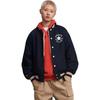 Converse Baseball Jacket Men's Navy Blue (Unisex) Baseball Jackets 10026807 A02