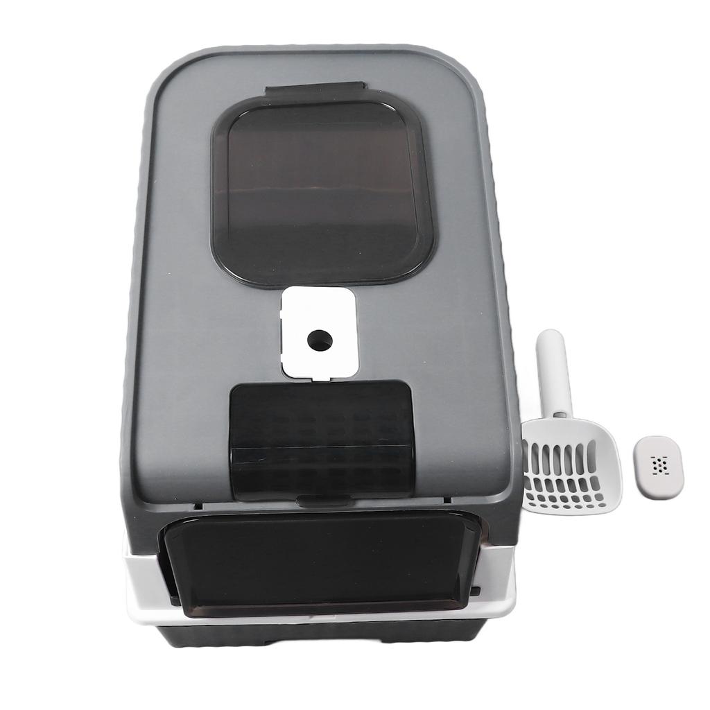 Enclosed Cat Litter Box Large Space Mess Proof Odor Removal Drawer Design Portable Kitty Litter Box for Indoor