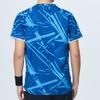 Mizuno Quick-Dry Sports Badminton Shirt Quick-Dry Sweat-Wicking Breathable Short Sleeve T-Shirt Unisex Tops Cobalt-Blue 72CA26Z1
