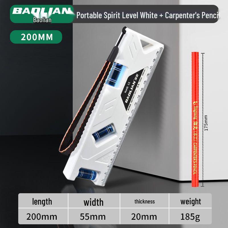 High-Precision Mini Magnetic Spirit Level Protractor Ruler