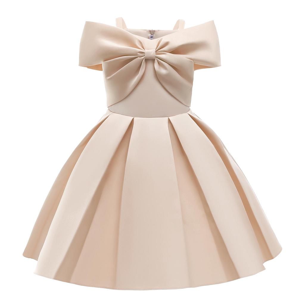 Vestito estivo da principessa con bretelle per bambina, stile western, abito da festa per esibizioni