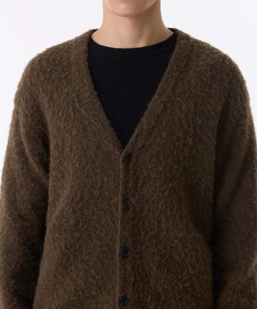 Musinsa Standard Hairy Alpaca Cardigan [Brown]