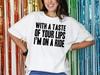 Chuť tvých rtů Jsem na jízdě Tričko Personalizovaný Maškarní kostým 90. léta Britney