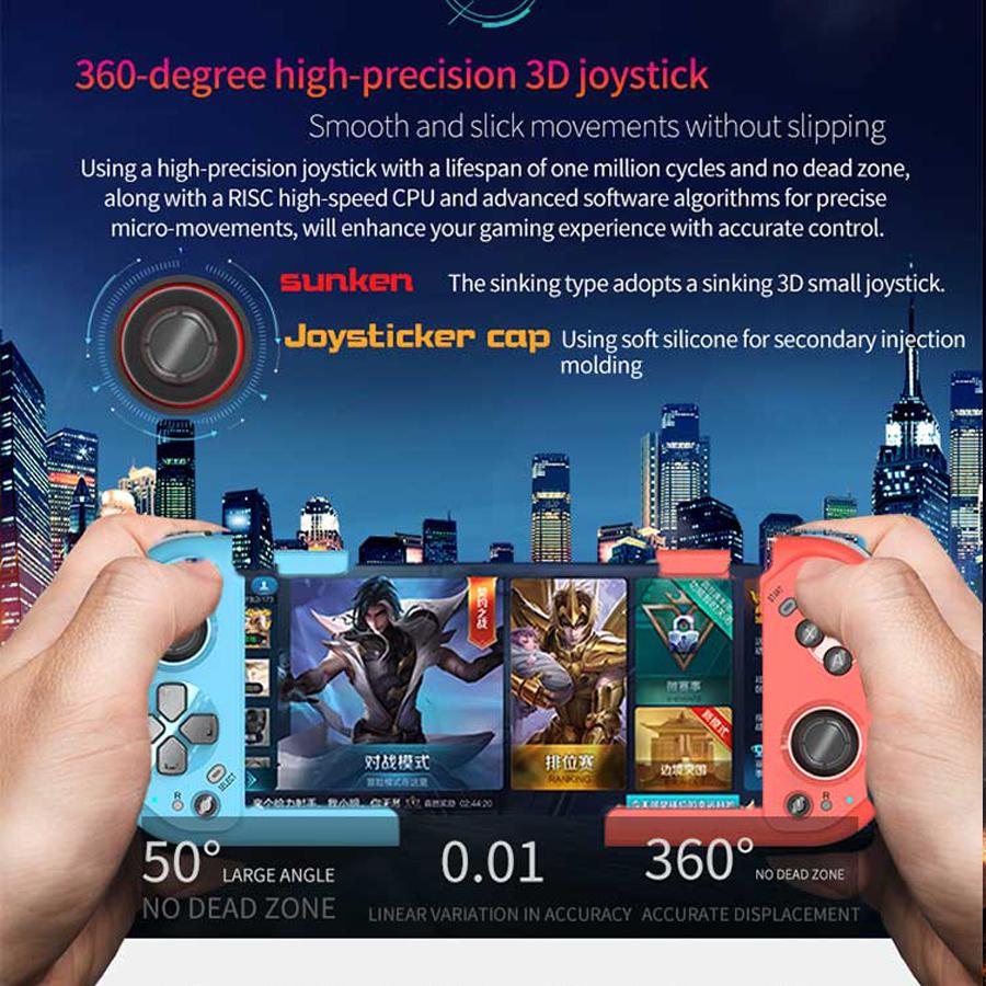 Wireless Gamepad Wireless Left Right Split Game Controller Bluetooth Gaming Joystick for Android for IOS for PC