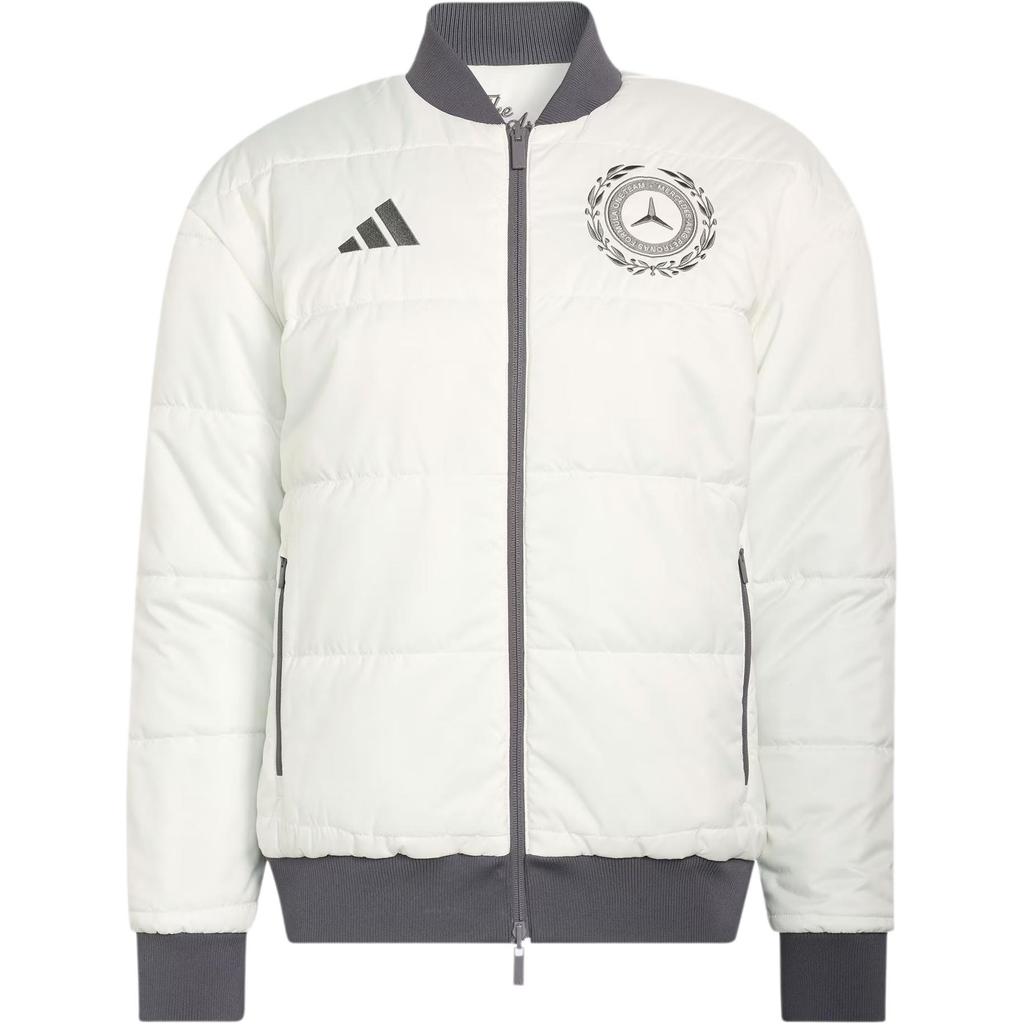 Adidas Mercedes - Amg Formula 1 Team Silver Series Reversible Warm Cotton Jacket Men Jacket KR3572