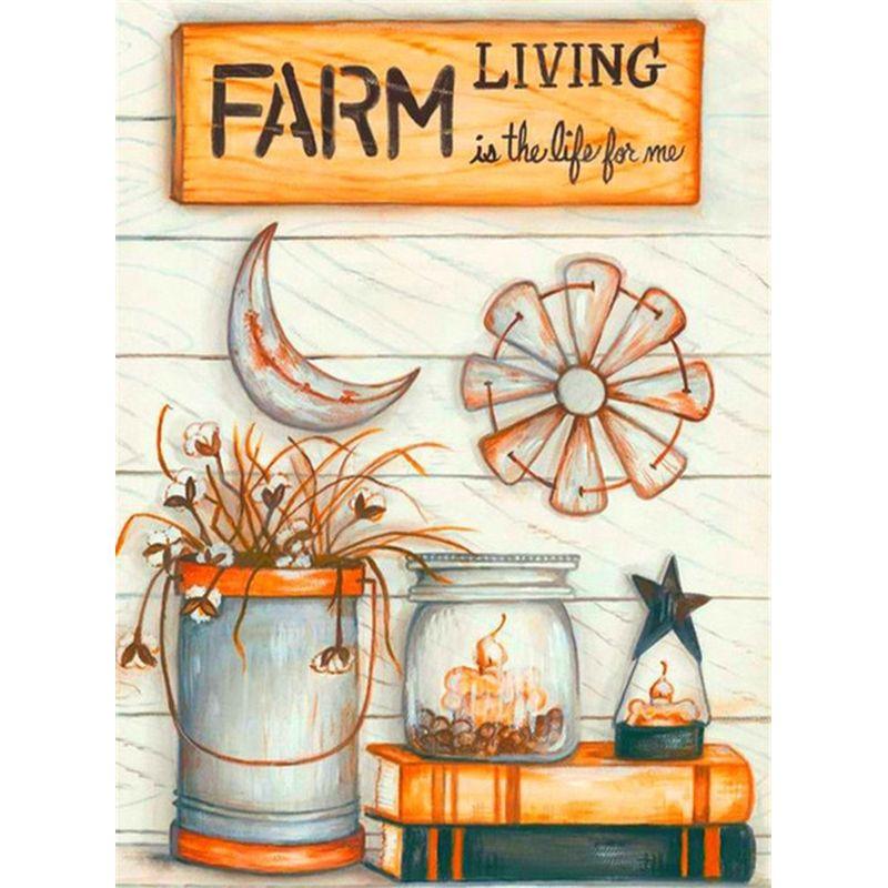 

Безрамная Алмазная мозаика 5d полная круглая алмазная живопись плакат вышивка пейзаж картина стразами домашний декор Full Round 20x30CM