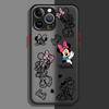Back Phone Cover Case for iPhone 17 Pro Max 11 12 16 Plus 17e Air 7 8 SE 15 14 13 Mini XS XR Cute Mickey And Minnie