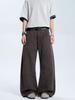 European and American Street Retro Loose Scimitar Jeans Men's and Women's Trendy Brand Urban New Lazy Casual Wide-legged Pants