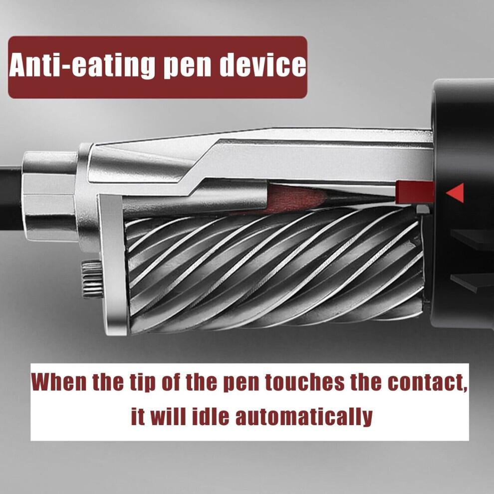 Helix Pencil Sharpener Metal 9 Gears Desktop Rotary Pencil Sharpener for Student