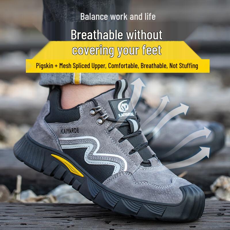 Alliance Messenger Men s Breathable Safety Work Shoes 38