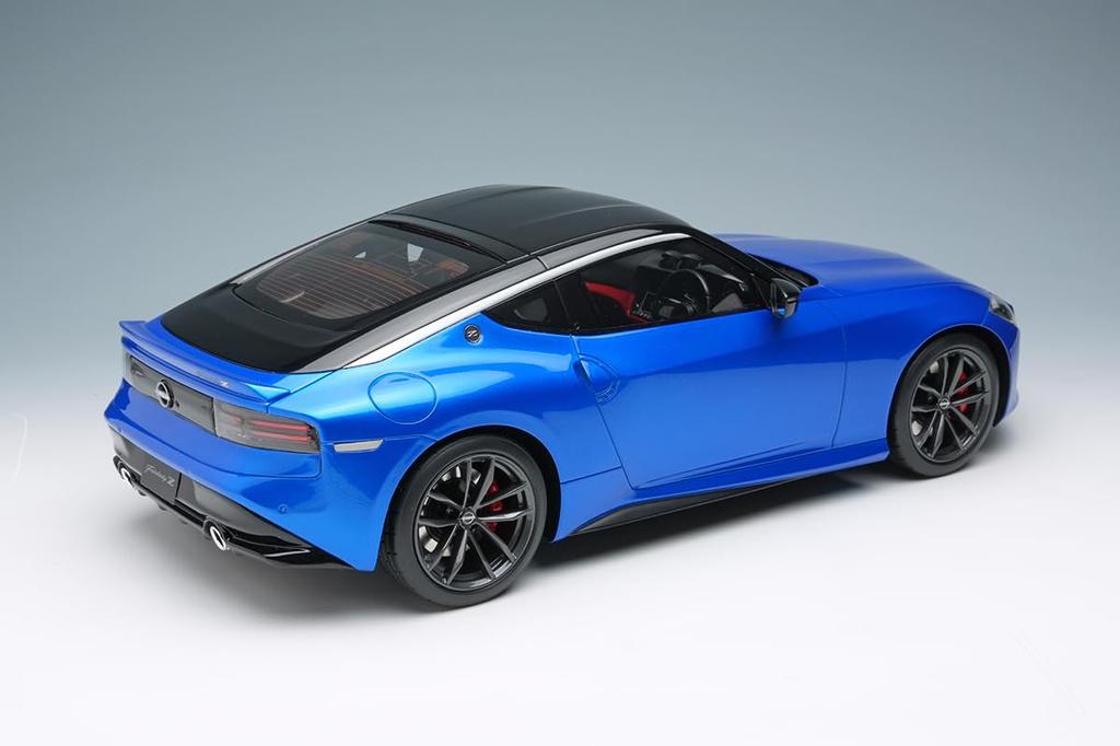 Makeup EIDOLON Scale Nissan Fairlady Z Version ST 2023 Seiran Black Finished Product 1/18 Blue/Super