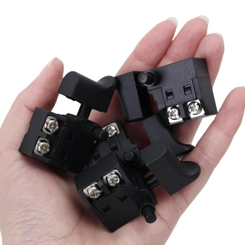 20/1Pcs Marble Stone Machine Lock-Free Dust-proof Switch Trigger Button Switch Electric Tool Accessories for Planer Saw Power
