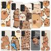 Funny Capybara Cartoon Animal Phone Case For Samsung Galaxy A17 A16 A14 A15 A13 A57 A56 A54 A55 A53 A37 A36 A34 A35 A33 A26 A24