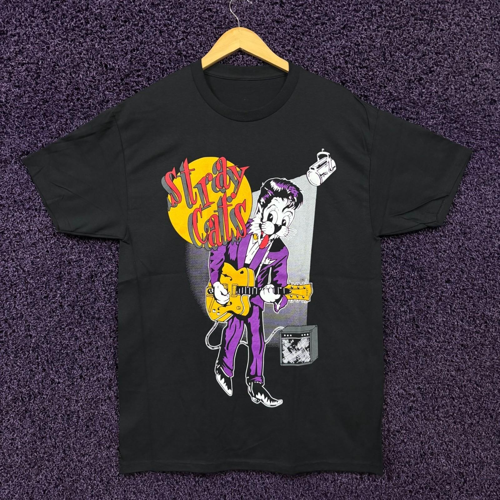 The Stray Cats Runaway Boys Album Rockabilly Band T-Shirt L XXXL