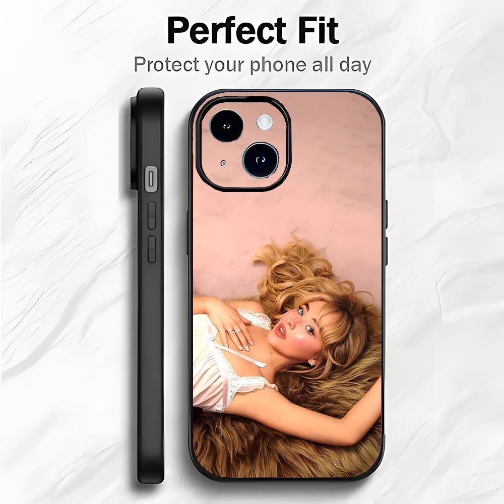 Pop Beautiful Singer S-Sabrina Carpenter Phone Case Phone Case Soft Packaging Lightweight For iPhone17 16 15 14 13ProMax