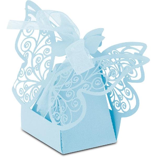 

TOPINCN 100 шт. Свадебная вечеринка, коробка для подарков, пакет для конфет, шоколадные подарочные коробки, свадебный, день рождения, девичник, бонбоньерка (синий)