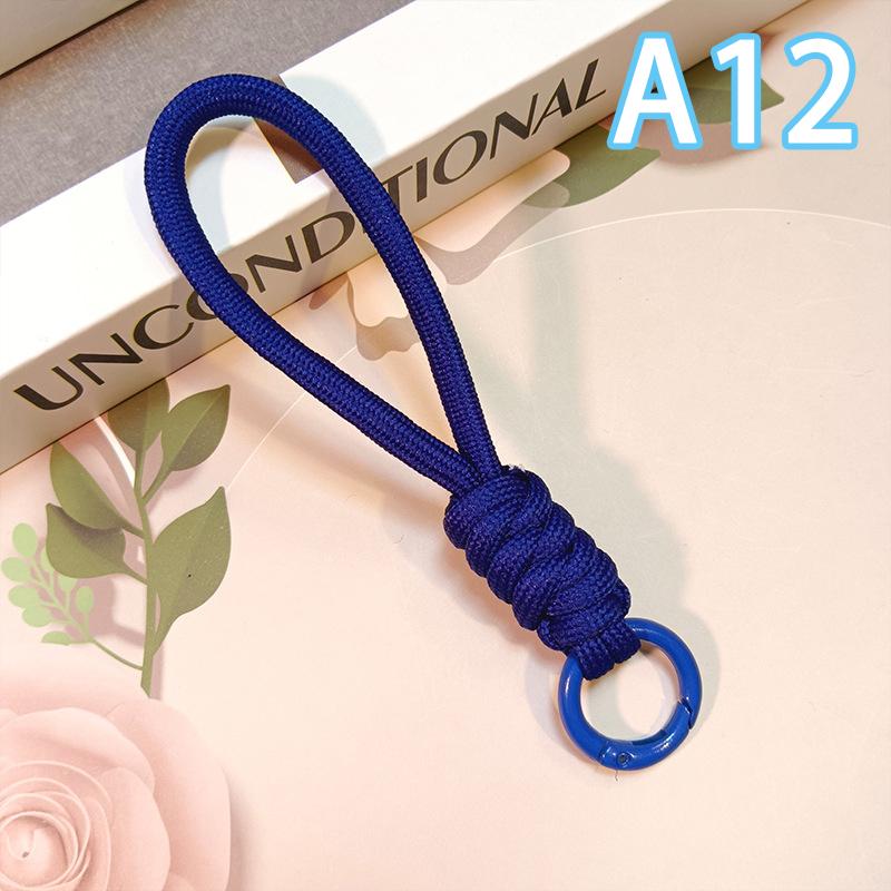 1pcs Paracord Braided Woven Keychain Lanyard Buckle Emergency Survival Bagpack Key Ring Wristlet Strap Car Trinket Key Holder