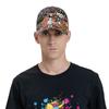 Individueller Hip Hop Graffiti Stil Kunstdruck Baseballkappe Unisex Verstellbare Baseballkappe Graffiti Doodle Sport Sonnenschutzmützen für Damen Herren