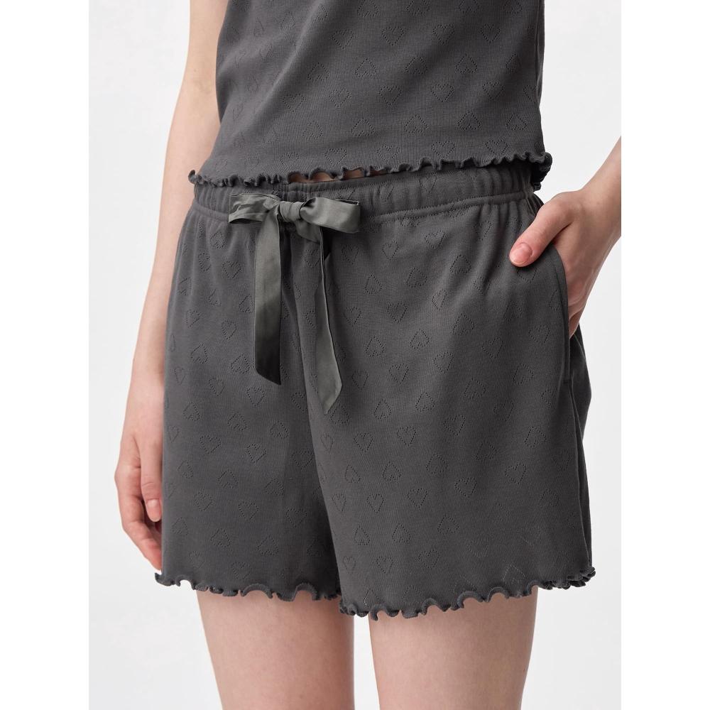 GU by Uniqlo Heart Point Tail Lounge Set+e Short Sleeve Shorts
