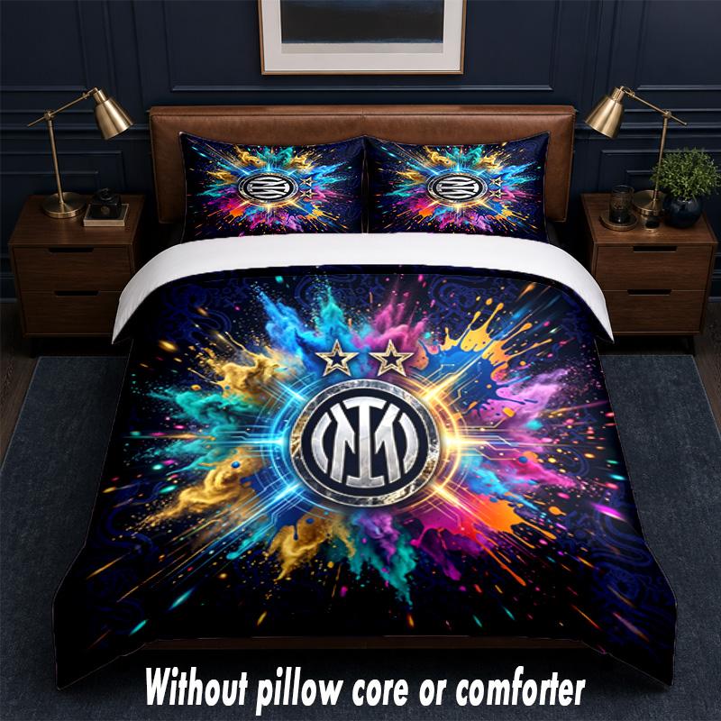 Borussia Dortmund Design Bed Bedding Set 1 Duvet Cover + 2 Pillowcases Soft Breathable Household Bed Linens